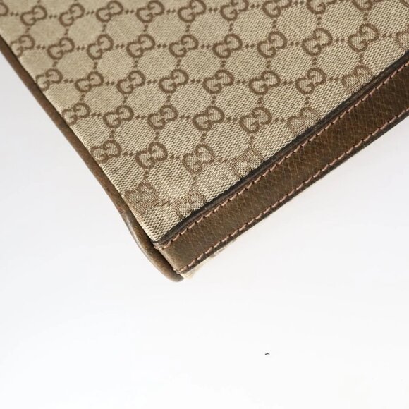 GUCCI GG Canvas Web Sherry Line Garment Cover Beige Red Green Auth 143581 - Picture 5 of 16